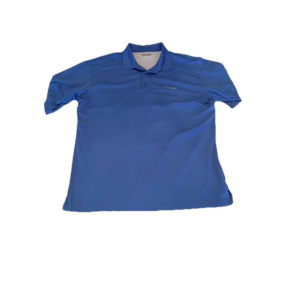 Columbia PFG Men's Size XL Blue Polo Shirt